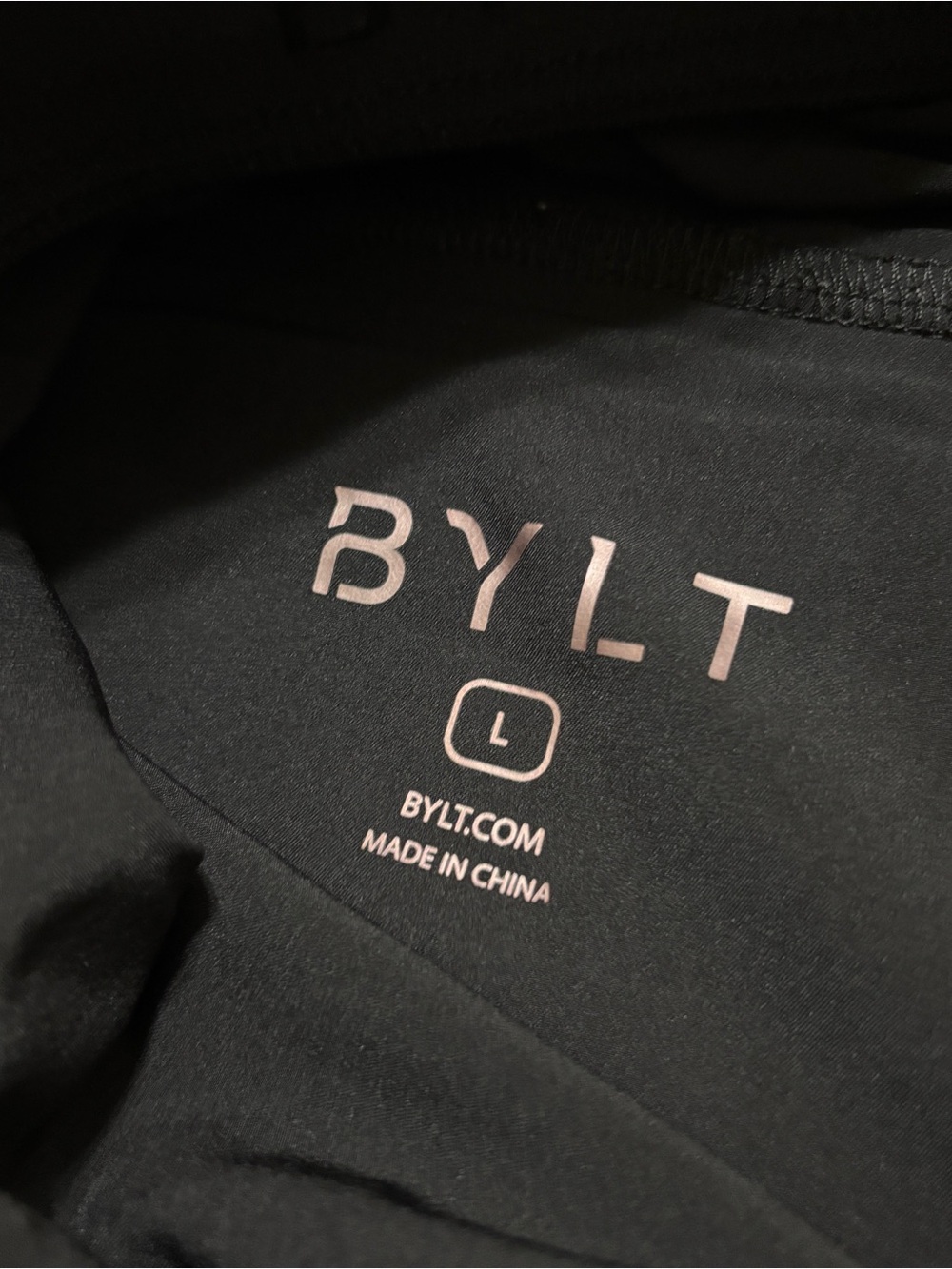 BYLT Premium Basics Men’s Black Athletic Shorts Size L Stretch Lightweight - Picture 5 of 9